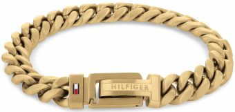 Bransoletka męska Tommy Hilfiger stal pozłacana