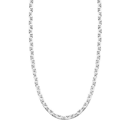 Łańcuszek srebrny rodowany splot gucci