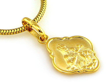 Złoty medalik szkaplerz