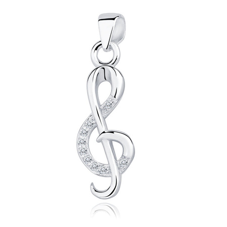 Zawieszka srebrna klucz wiolinowy