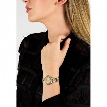 Zegarek damski Karl Lagerfeld stal pozłacana