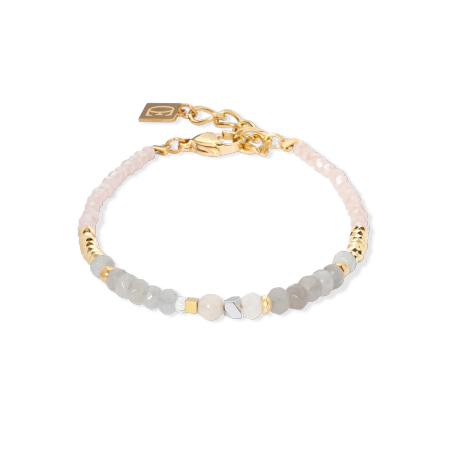 Bransoletka Amulet Modern Future złoto-beż