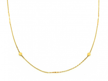 Złoty naszyjnik pr.585 delikatny