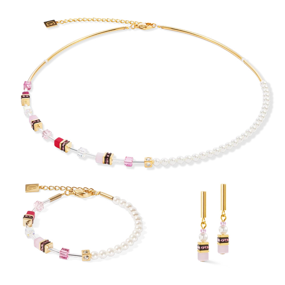 Kolczyki GeoCUBE® Mini Fusion Pearls
