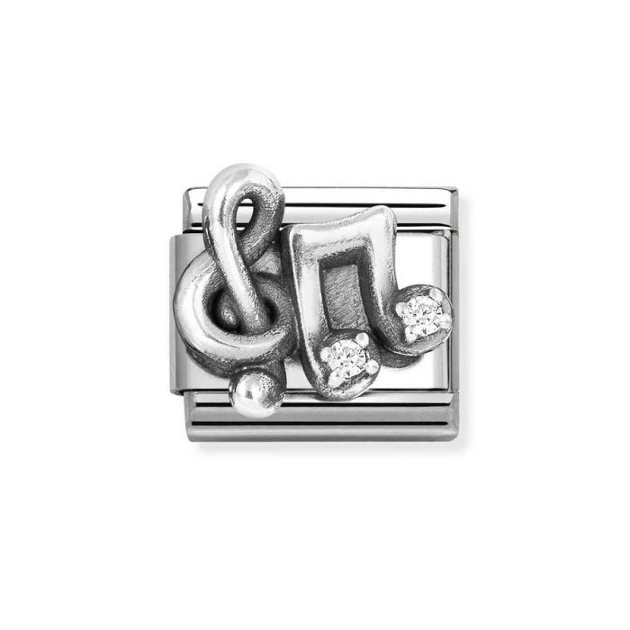 Element link do bransoletek Nomination Composable Stal + Srebro 925 nuty