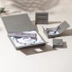 Bransoletka GeoCUBE® Iconic Precious różowo-liliowa