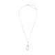 Naszyjnik srebrny z zawieszką z cyrkoniami