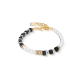 Bransoletka Precious Fusion Offset złoto-czarna