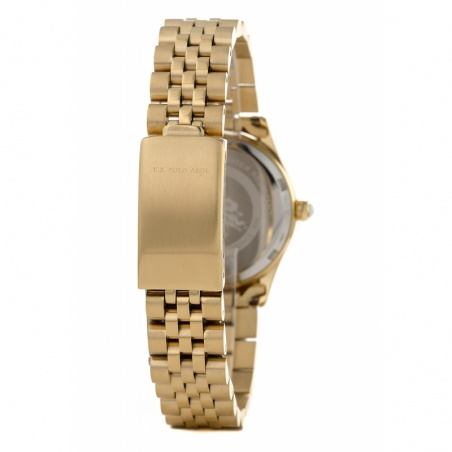 Zegarek damski Polo stal szlachetna pozłacany