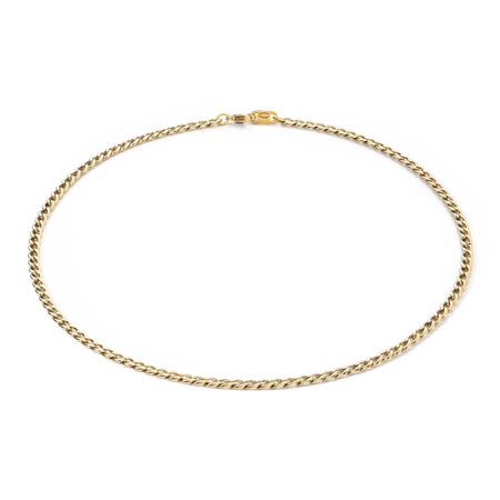 Naszyjnik Coeur de Lion pozłacany Extension 50cm łańcuch stal