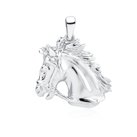 Srebrna zawieszka z koniem