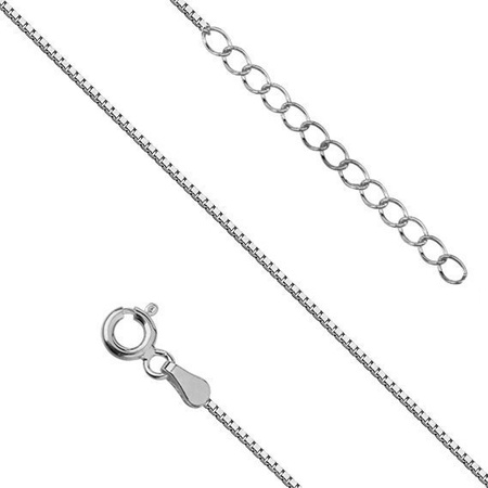 Bransoletka srebrna łańcuszek kostka noga