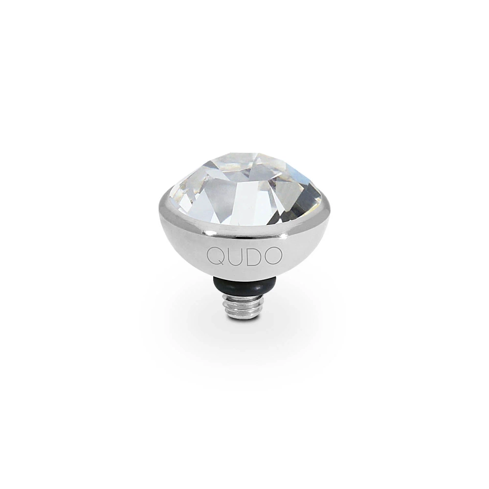 Element top wkręcany Qudo Bottone 10mm Crystal