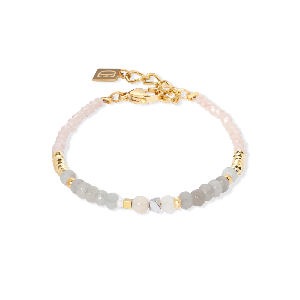 Bransoletka Amulet Modern Future złoto-beż