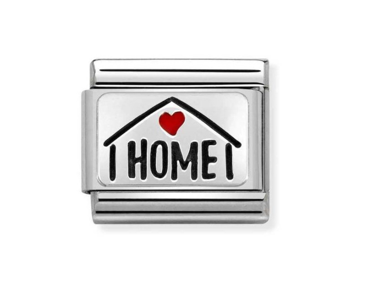 Element link do bransoletek Nomination Composable Stal + srebro 925 home