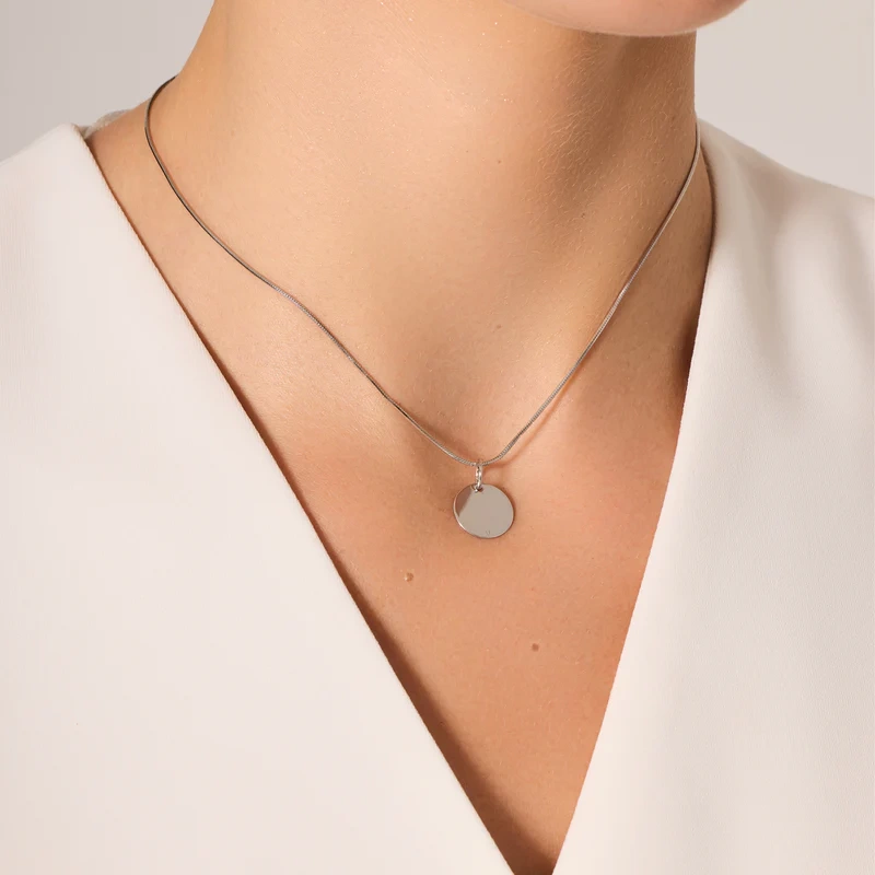 Zawieszka srebrna kółko