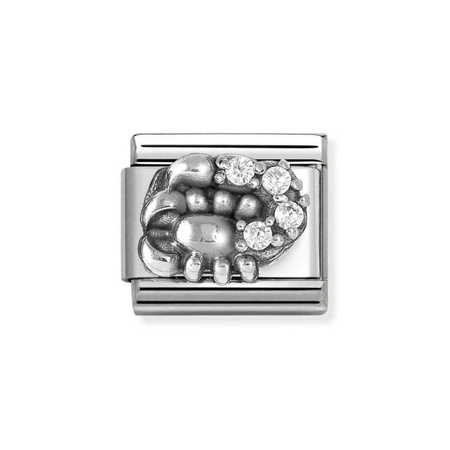 Nomination Element link do bransoletek Nomination Composable Stal + Srebro 925 znak zodiaku SKORPION