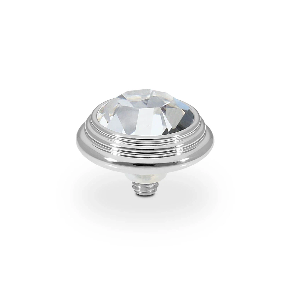 Element top wkręcany Qudo Oroli 13mm Crystal stal