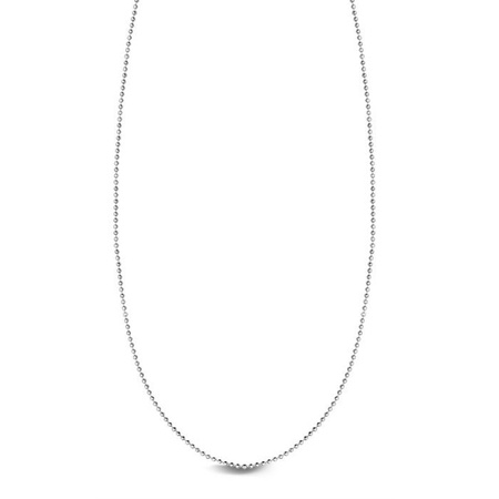 Łańcuszek srebrny kulki diamentowane 45 cm