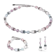 Bransoletka GeoCUBE® Iconic Precious różowo-liliowa