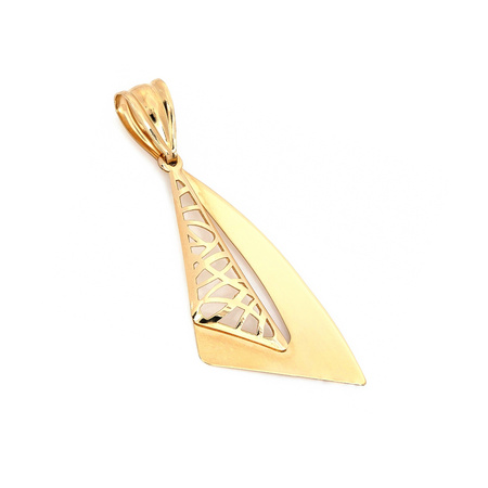 Złota zawieszka ażur