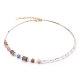 Naszyjnik GeoCUBE® Fusion Precious Pearl Mix złoto-jesień