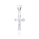Srebrny krzyżyk z postacią Jezusa Chrystusa