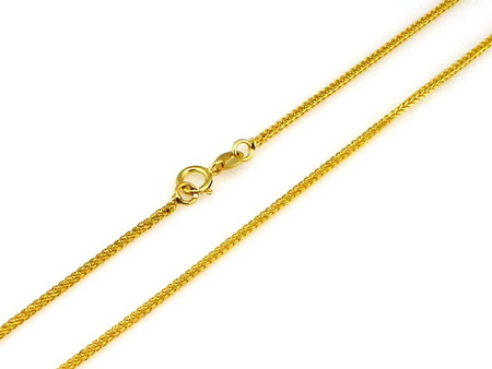 Łańcuszek złoty pr. 585 Lisi ogon 45 cm