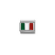 Element link do bransoletek Nomination Composable Stal + Srebro 925 flaga Italy