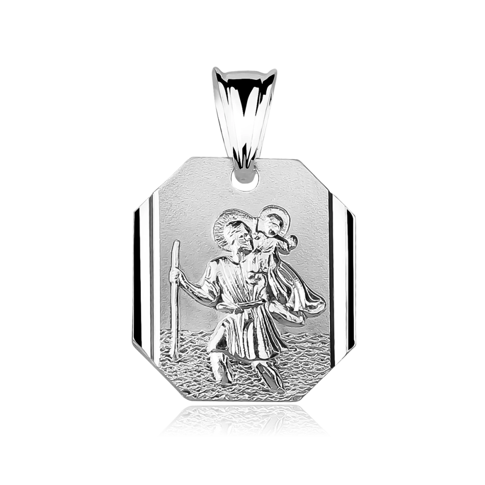 Medalik srebrny Św. Krzysztof