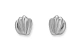 Kolczyki srebrne falowane
