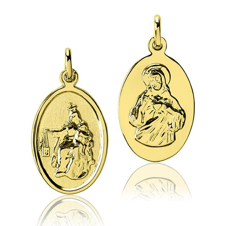 Złoty medalik duży