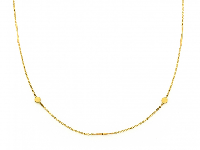 Złoty naszyjnik pr.585 delikatny