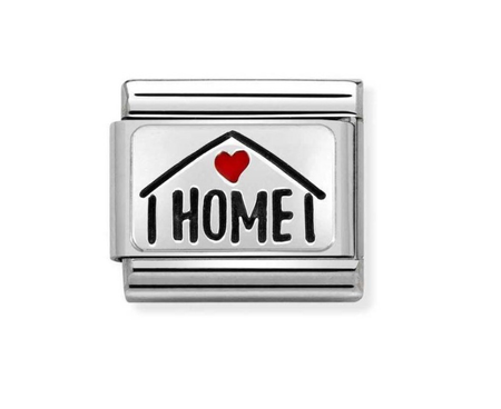 Element link do bransoletek Nomination Composable Stal + srebro 925 home