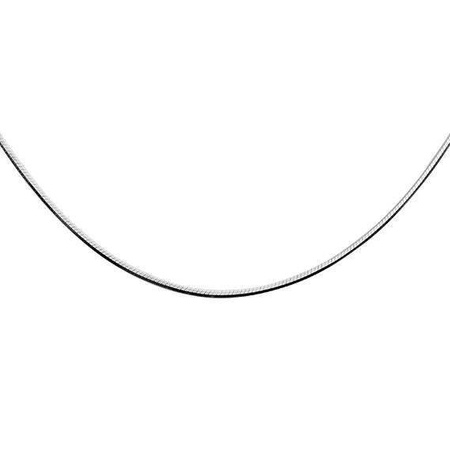 Łańcuszek srebrny linka/żyłka rodowany 55 cm