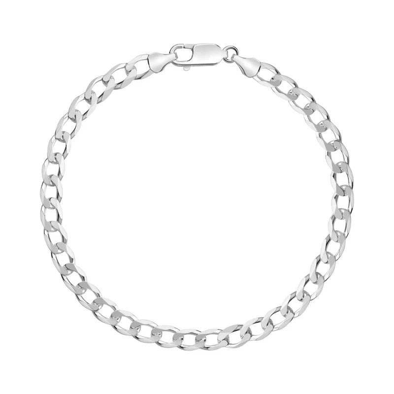 Bransoletka srebrna pancerka 21 cm