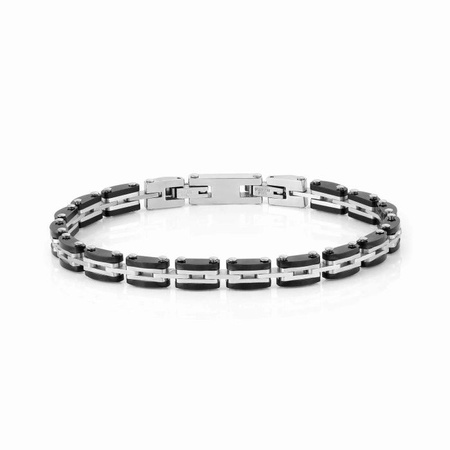 Bransoletka męska Nomination Strong stalowa czarna