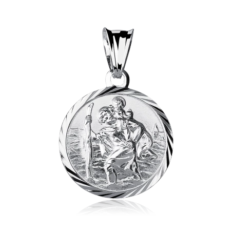 Medalik srebrny Św. Krzysztof