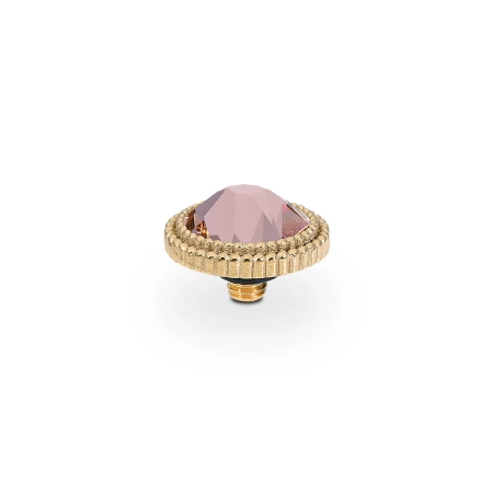 Element top wkręcany Qudo Fabero 10mm stal pozłacana Vintage Rose