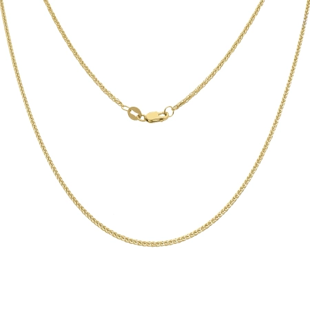 Złoty łańcuszek lisi ogon złoto 585 45cm