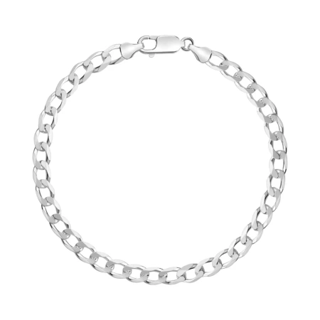 Bransoletka srebrna pancerka 21 cm