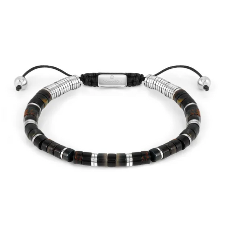 Bransoletka męska Instinctstyle z czarnym jaspisem