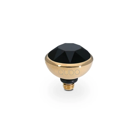 Element top wkręcany Qudo Bottone 10mm stal pozłacana Jet