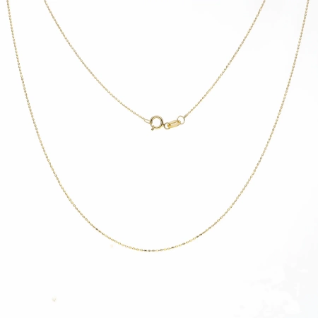 Złoty łańcuszek złoto 585 z kuleczek 45cm