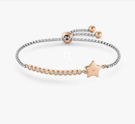 Bransoletka MILLELUCI gwiazdka róż cyrkonie