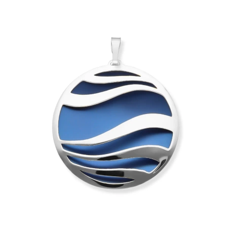 Zawieszka srebrna z tytanem