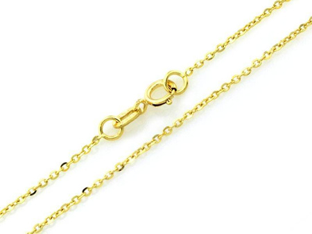 Złoty łańcuszek Ankier 45 cm