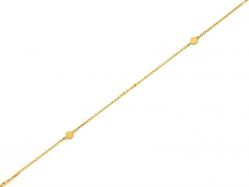 Bransoletka złota delikatna pr. 585