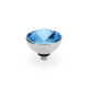 Element top wkręcany Qudo Bottone 11,5mm Aquamarine