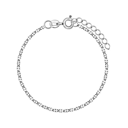 Bransoletka delikatna srebrna łańcuszek